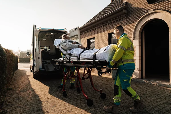 Veilig liggend ziekenvervoer Vandenbrande